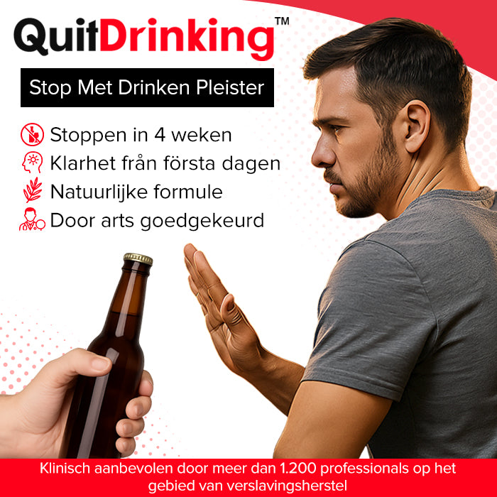 QuitDrinking™ Stop Met Drinken Pleister