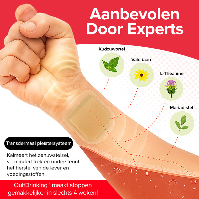 QuitDrinking™ Stop Met Drinken Pleister