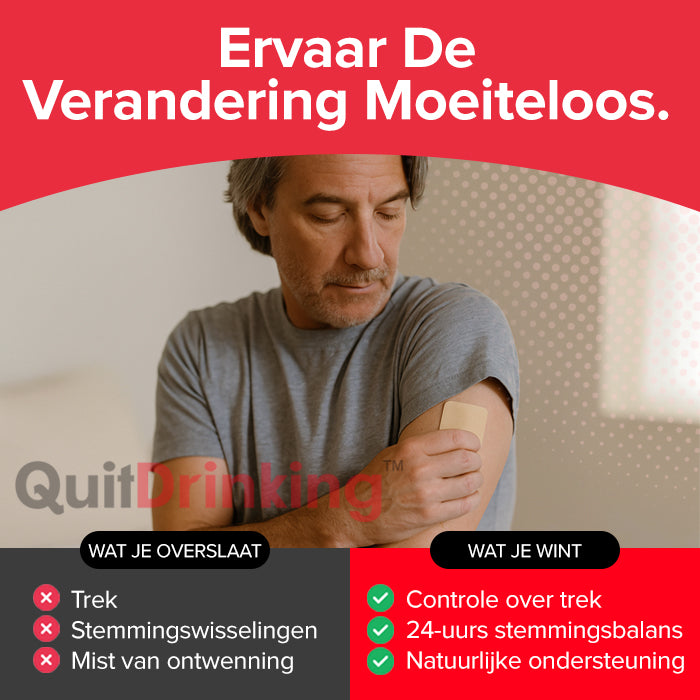 QuitDrinking™ Stop Met Drinken Pleister